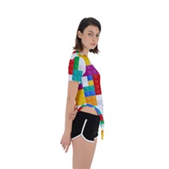 Asymmetrical Short Sleeve Sports T-Shirt 