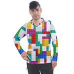 Colorful Bricks, Bricks, Colorful, Colors, Games, Lego, Rainbow Men s Pique Long Sleeve T-Shirt