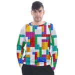 Colorful Bricks, Bricks, Colorful, Colors, Games, Lego, Rainbow Men s Long Sleeve Raglan T-Shirt