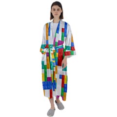 Maxi Satin Kimono 