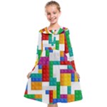 Colorful Bricks, Bricks, Colorful, Colors, Games, Lego, Rainbow Kids  Midi Sailor Dress