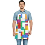 Colorful Bricks, Bricks, Colorful, Colors, Games, Lego, Rainbow Kitchen Apron