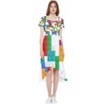 Colorful Bricks, Bricks, Colorful, Colors, Games, Lego, Rainbow High Low Boho Dress