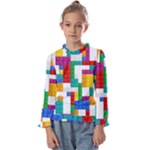 Colorful Bricks, Bricks, Colorful, Colors, Games, Lego, Rainbow Kids  Frill Detail T-Shirt