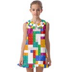 Colorful Bricks, Bricks, Colorful, Colors, Games, Lego, Rainbow Kids  Pilgrim Collar Ruffle Hem Dress