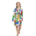 Kids  Long Sleeve Velvet Lounge Robe 