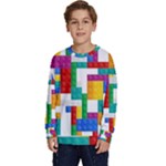 Colorful Bricks, Bricks, Colorful, Colors, Games, Lego, Rainbow Kids  Crewneck Sweatshirt