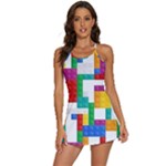 Colorful Bricks, Bricks, Colorful, Colors, Games, Lego, Rainbow 2-in-1 Flare Activity Dress