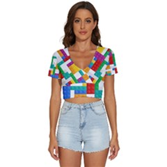 V-Neck Crop Top 