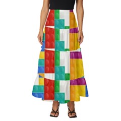 Tiered Ruffle Maxi Skirt 