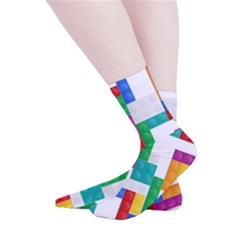 Smooth Crew Length Tube Socks 