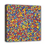 Colorful Lego Texture Lego Bricks Mini Canvas 8  x 8  (Stretched)