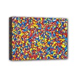 Colorful Lego Texture Lego Bricks Mini Canvas 7  x 5  (Stretched)