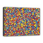 Colorful Lego Texture Lego Bricks Canvas 16  x 12  (Stretched)