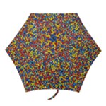 Colorful Lego Texture Lego Bricks Mini Folding Umbrellas