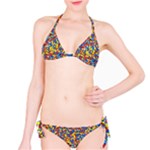 Colorful Lego Texture Lego Bricks Classic Bikini Set