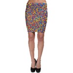 Colorful Lego Texture Lego Bricks Bodycon Skirt