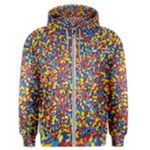 Colorful Lego Texture Lego Bricks Men s Zipper Hoodie