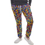 Colorful Lego Texture Lego Bricks Men s Jogger Sweatpants