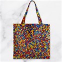 Zipper Grocery Tote Bag 