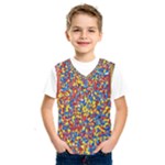 Colorful Lego Texture Lego Bricks Kids  Basketball Tank Top