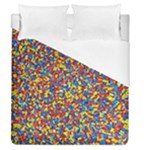 Colorful Lego Texture Lego Bricks Duvet Cover (Queen Size)