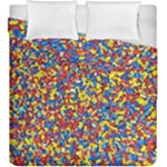 Colorful Lego Texture Lego Bricks Duvet Cover Double Side (King Size)