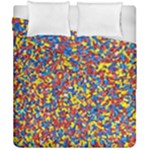 Colorful Lego Texture Lego Bricks Duvet Cover Double Side (California King Size)