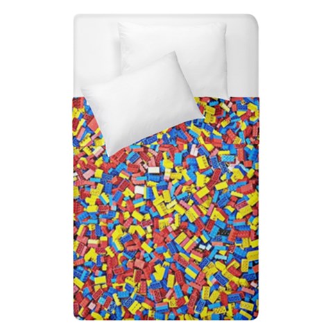 Colorful Lego Texture Lego Bricks Duvet Cover Double Side (Single Size) from ArtsNow.com