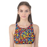 Colorful Lego Texture Lego Bricks Tank Bikini Top