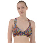 Colorful Lego Texture Lego Bricks Sweetheart Sports Bra