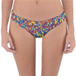 Colorful Lego Texture Lego Bricks Reversible Hipster Bikini Bottoms