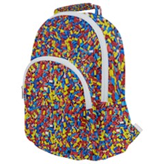 Rounded Multi Pocket Backpack 