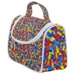 Colorful Lego Texture Lego Bricks Satchel Handbag