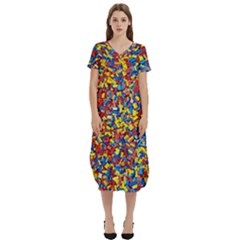 T-Shirt Midi Dress With Pockets 