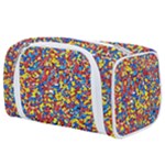 Colorful Lego Texture Lego Bricks Toiletries Pouch