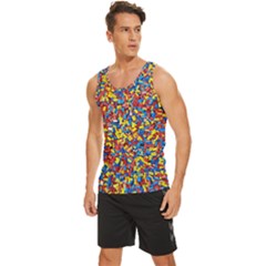 Men s Wide Collar Tank Top 