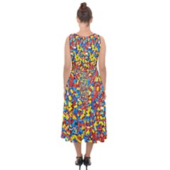 Midi Tie-Back Chiffon Dress 