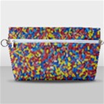 Colorful Lego Texture Lego Bricks Handbag Organizer