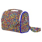 Colorful Lego Texture Lego Bricks Satchel Shoulder Bag