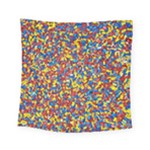 Colorful Lego Texture Lego Bricks Square Tapestry (Small)