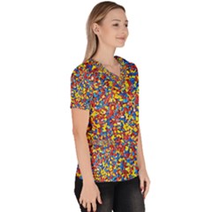 Women s V-Neck Scrub Top 