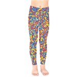 Colorful Lego Texture Lego Bricks Kids  Leggings