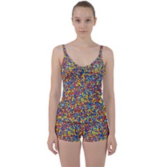 Tie Front Two Piece Tankini 