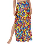 Colorful Lego Texture Lego Bricks Maxi Chiffon Tie-Up Sarong