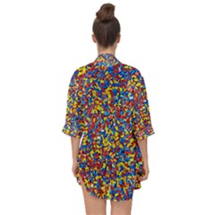 Open Front Chiffon Kimono 