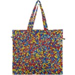 Colorful Lego Texture Lego Bricks Canvas Travel Bag