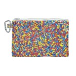 Colorful Lego Texture Lego Bricks Canvas Cosmetic Bag (Large)