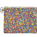 Colorful Lego Texture Lego Bricks Canvas Cosmetic Bag (XXXL)