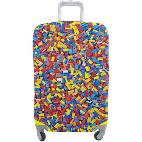 Colorful Lego Texture Lego Bricks Luggage Cover (Large) from ArtsNow.com